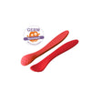 2pack Baby Spoons Red